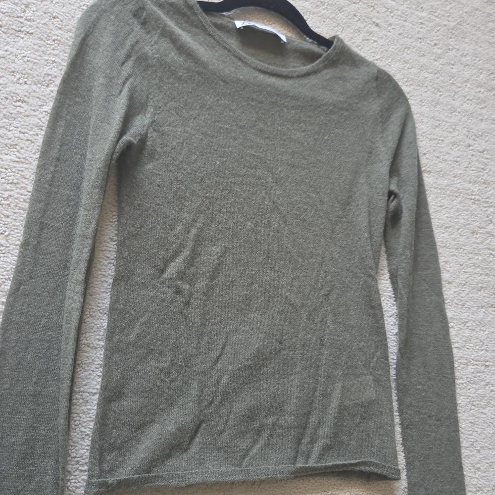 NWOT Zara Olive Green Women's Top - Picture 6 of 8